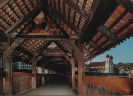 Schweiz - Luzern - Kapellbrücke - 1978 Schweiz - Luzern - Kapellbrücke - 1978