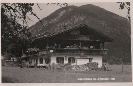 Achensee - Österreich - Bauernhaus Achensee - Österreich - Bauernhaus