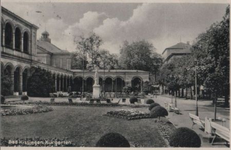 Bad Kissingen - Kurgarten - 1933 Bad Kissingen - Kurgarten - 1933