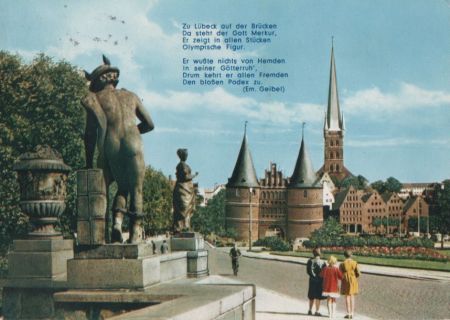 Lübeck - Merkur und Holstentor - ca. 1970 Lübeck - Merkur und Holstentor - ca. 1970