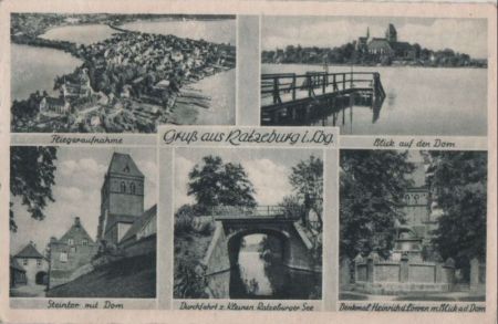 Ratzeburg - u.a. Fliegeraufnahme - ca. 1955 Ratzeburg - u.a. Fliegeraufnahme - ca. 1955