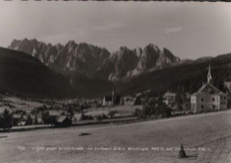 Österreich - Gosau - gegen Gosaukamm - ca. 1965 Österreich - Gosau - gegen Gosaukamm - ca. 1965