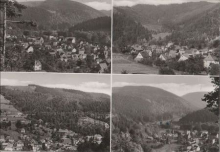 Sitzendorf - u.a. mit Blick ins Sorbitztal - 1989 Sitzendorf - u.a. mit Blick ins Sorbitztal - 1989
