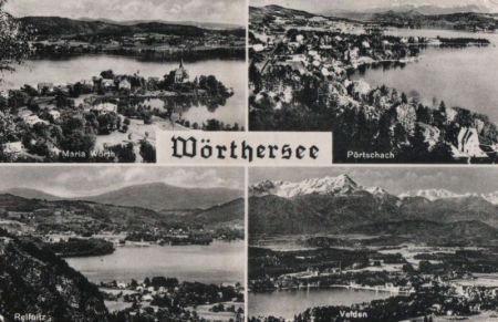 Österreich - Wörthersee - u.a. Reifnitz - 1958 Österreich - Wörthersee - u.a. Reifnitz - 1958