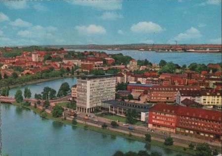 Kiel - Blick auf Stadt und Hafen - 1962 Kiel - Blick auf Stadt und Hafen - 1962
