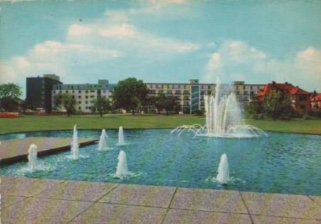 Bad Nauheim - Neues Kurviertel - 1965 Bad Nauheim - Neues Kurviertel - 1965