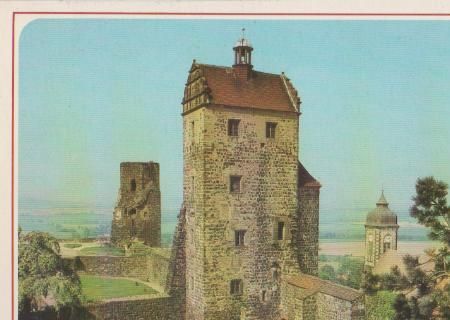 Sebnitz - Stolpen mit Seigerturm - ca. 1985 Sebnitz - Stolpen mit Seigerturm - ca. 1985