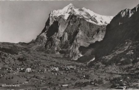 Schweiz - Grindelwald - Wetterhorn - 1959 Schweiz - Grindelwald - Wetterhorn - 1959