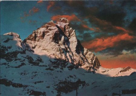 Italien - Valle d’Aosta - Aostatal - Il Monte Cervino al tramonto - 1972 Italien - Valle d’Aosta - Aostatal - Il Monte Cervino al tramonto - 1972