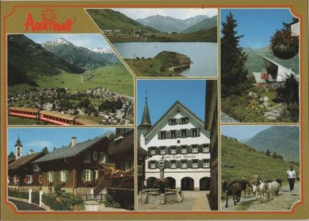 Schweiz - Andermatt - mit 6 Bildern - 1988 Schweiz - Andermatt - mit 6 Bildern - 1988