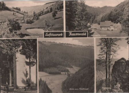 Frauenwald - u.a. Blick vom Pfaffkopf - 1967 Frauenwald - u.a. Blick vom Pfaffkopf - 1967