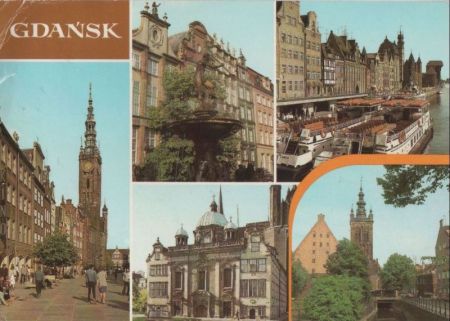 Polen - Gdansk - Danzig - mit 5 Bildern - 1988 Polen - Gdansk - Danzig - mit 5 Bildern - 1988