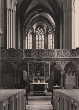 Meißen - Dom, Lettner vor dem Ostchor - 1977 Meißen - Dom, Lettner vor dem Ostchor - 1977
