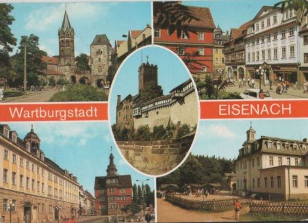 Eisenach - u.a. Nikolaikirche - 1988 Eisenach - u.a. Nikolaikirche - 1988