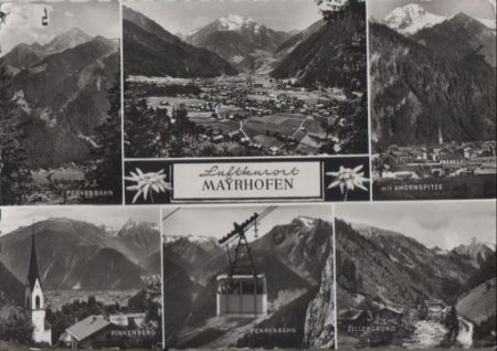 Österreich - Mayrhofen - u.a. Penkenbahn - 1963 Österreich - Mayrhofen - u.a. Penkenbahn - 1963