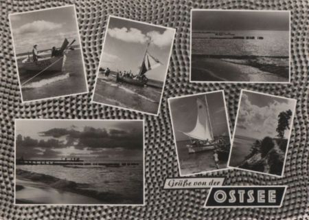 Ostsee - 6 Teilbilder - 1963 Ostsee - 6 Teilbilder - 1963