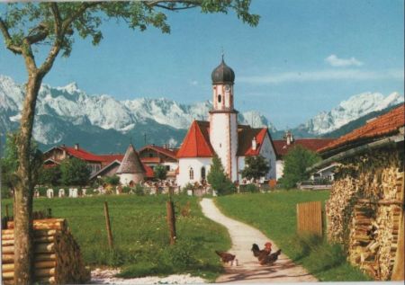 Wallgau - Dorfidylle - 1990 Wallgau - Dorfidylle - 1990