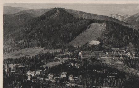 Österreich - Semmering - Hotel Panhans u. Pinkenkogel - ca. 1945 Österreich - Semmering - Hotel Panhans u. Pinkenkogel - ca. 1945