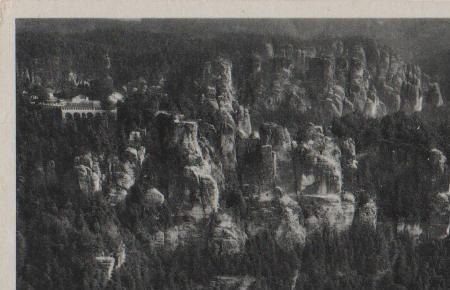 Königstein - Kurort Rathen - Sächs. Schweiz Luftbild - ca. 1955 Königstein - Kurort Rathen - Sächs. Schweiz Luftbild - ca. 1955