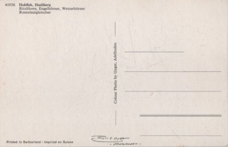 Hasliberg - Schweiz - Hohfluh Hasliberg - Schweiz - Hohfluh