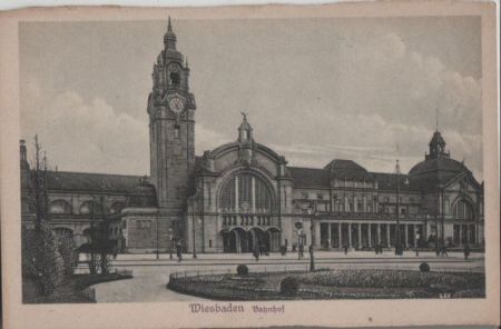Wiesbaden - Bahnhof - ca. 1950 Wiesbaden - Bahnhof - ca. 1950