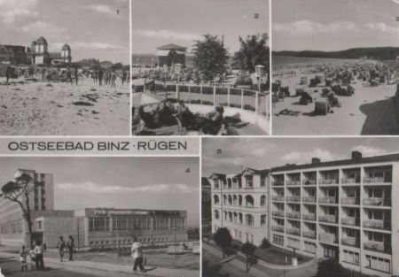 Binz - u.a. Haus der Stahlwerker - 1986 Binz - u.a. Haus der Stahlwerker - 1986