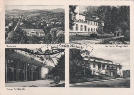 Bad Soden - u.a. neue Trinkhalle - ca. 1955 Bad Soden - u.a. neue Trinkhalle - ca. 1955