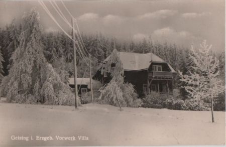 Altenberg-Geising - Vorwerk Villa - 1956 Altenberg-Geising - Vorwerk Villa - 1956