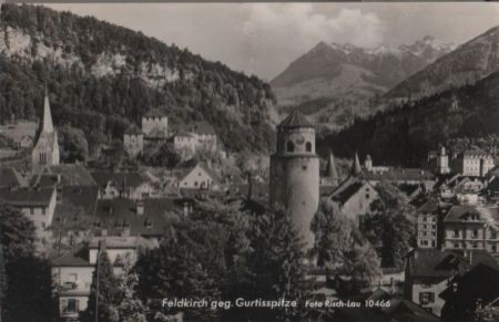 Österreich - Feldkirch - gegen Gurtisspitze - ca. 1960 Österreich - Feldkirch - gegen Gurtisspitze - ca. 1960