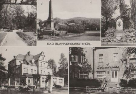 Bad Blankenburg - u.a. HO-Gaststätte Schwarzatal - 1980 Bad Blankenburg - u.a. HO-Gaststätte Schwarzatal - 1980