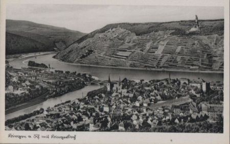 Bingen - mit Bingerbrück - ca. 1950 Bingen - mit Bingerbrück - ca. 1950