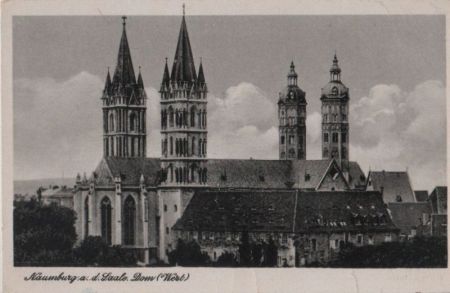 Naumburg - Dom, West - 1953 Naumburg - Dom, West - 1953