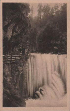 Österreich - Dornbirn - Gütle (Wasserfall) - ca. 1950 Österreich - Dornbirn - Gütle (Wasserfall) - ca. 1950