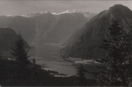 Österreich - Hallstätter See - mit Dachsteingruppe - ca. 1950 Österreich - Hallstätter See - mit Dachsteingruppe - ca. 1950