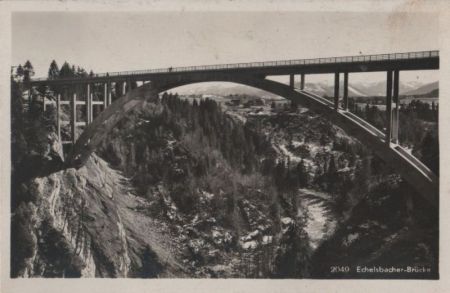 Bad Bayersoien-Echelsbach - Echelsbacher Brücke - 1936 Bad Bayersoien-Echelsbach - Echelsbacher Brücke - 1936