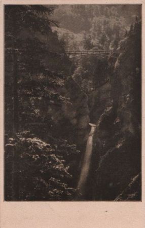 Schwangau Neuschwanstein - Pöllatfall mit Marienbrücke - 1922 Schwangau Neuschwanstein - Pöllatfall mit Marienbrücke - 1922