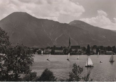 Rottach-Egern - mit Wallberg - ca. 1965 Rottach-Egern - mit Wallberg - ca. 1965