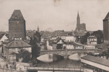 Elsass - Strassburg - Die alten Türme - ca. 1935 Elsass - Strassburg - Die alten Türme - ca. 1935