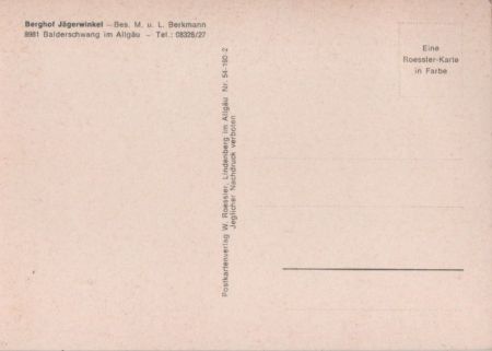 Balderschwang - Berghof Jägerwinkel