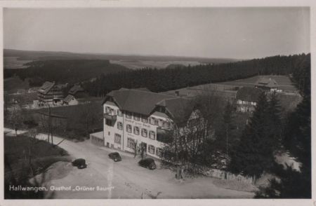 Dornstetten-Hallwangen - Gasthof Grüner Baum - ca. 1955 Dornstetten-Hallwangen - Gasthof Grüner Baum - ca. 1955