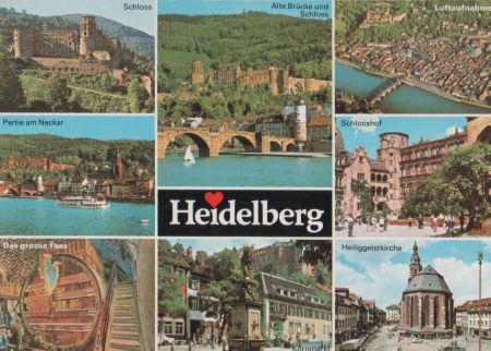 Heidelberg - u.a. Heiliggeistkirche - ca. 1980 Heidelberg - u.a. Heiliggeistkirche - ca. 1980