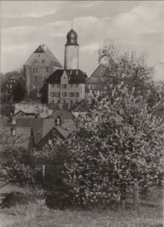 Eisfeld - Blick zum Schloß - 1974 Eisfeld - Blick zum Schloß - 1974