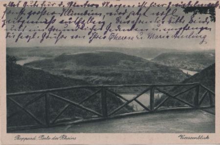 Boppard - Vierseenblick - 1931 Boppard - Vierseenblick - 1931