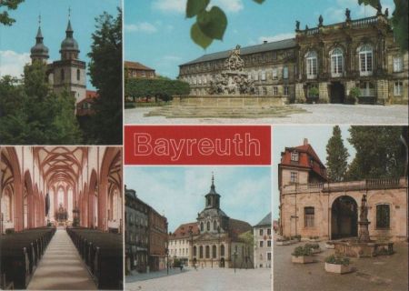 Bayreuth - u.a. Malerwinkel am Hofgarten - ca. 1980 Bayreuth - u.a. Malerwinkel am Hofgarten - ca. 1980