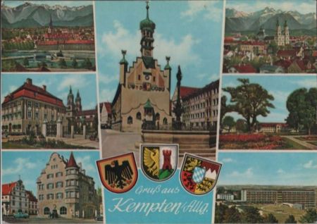 Kempten - 7 Teilbilder - 1970 Kempten - 7 Teilbilder - 1970