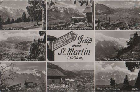 Garmisch-Partenkirchen - St. Martin a. Grasberg - 1956 Garmisch-Partenkirchen - St. Martin a. Grasberg - 1956