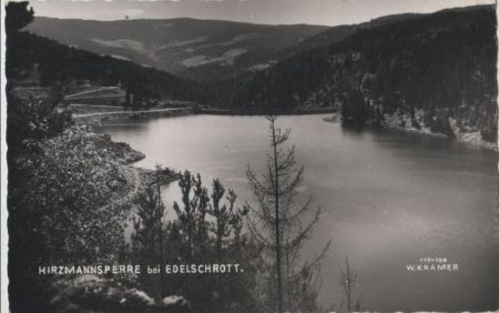 Österreich - Edelschrott - Hirzmannsperre - ca. 1960 Österreich - Edelschrott - Hirzmannsperre - ca. 1960