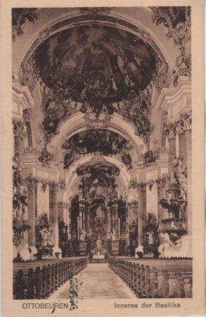 Ottobeuren - Inneres der Basilika - 1994 Ottobeuren - Inneres der Basilika - 1994