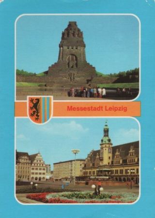 Leipzig - u.a. Markt und Altes Rathaus - 1985 Leipzig - u.a. Markt und Altes Rathaus - 1985