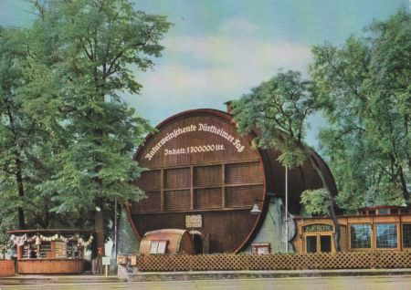 Bad Dürkheim - das größte Fass der Welt - 1962 Bad Dürkheim - das größte Fass der Welt - 1962